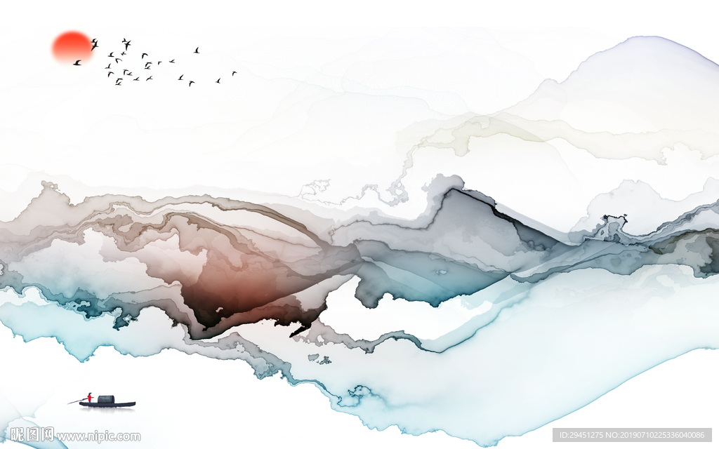 精美意境肌理线条 TIF分层