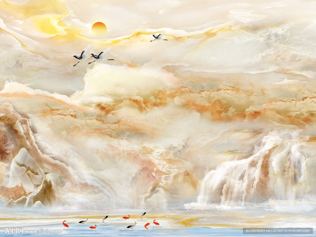 现代电视石纹背景 TIF分层