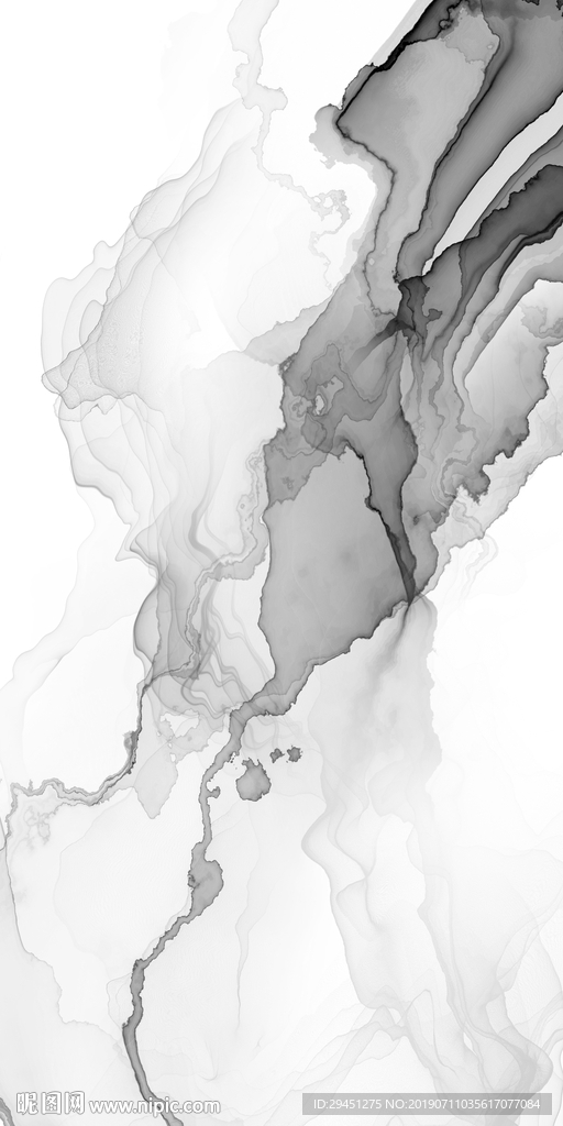 灰色 高档装饰墙画 TIF合层