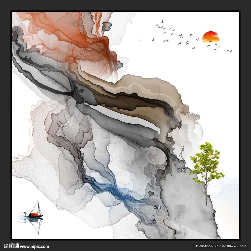 意境高清线条 TIF分层