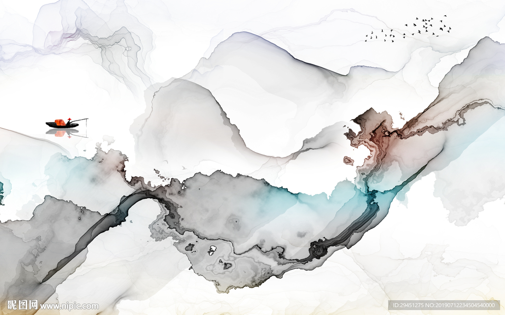 卧室创意高档壁画 TIF分层