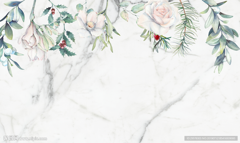 手绘花石材爵士白 TIF分层