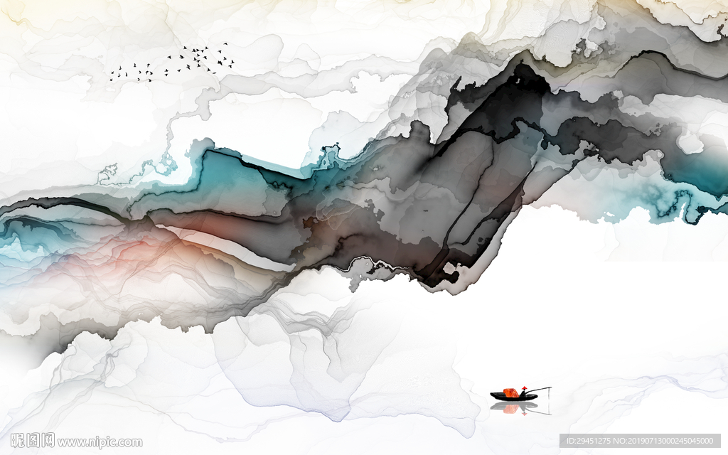 大厅奢华创意壁画 TIF分层