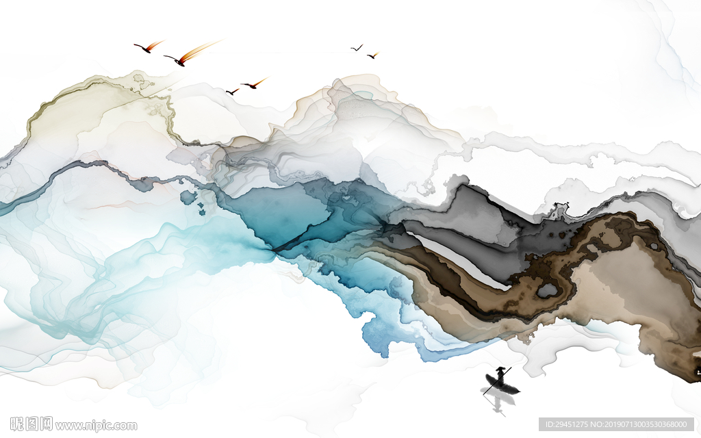大气 创意奢华壁画 TIF分层