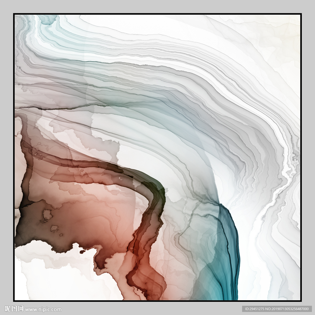 客厅创意抽象画 TIF合层