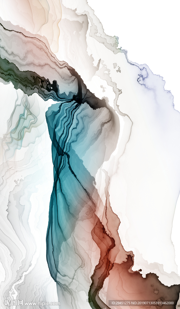 新中式创意抽象画 TIF合层