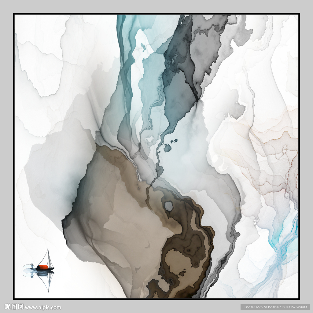 现代创意抽象线条 TIF分层