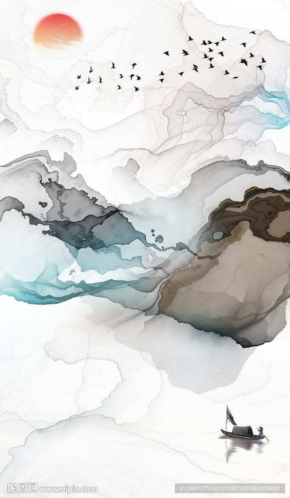 意境肌理精美线条 TIF分层