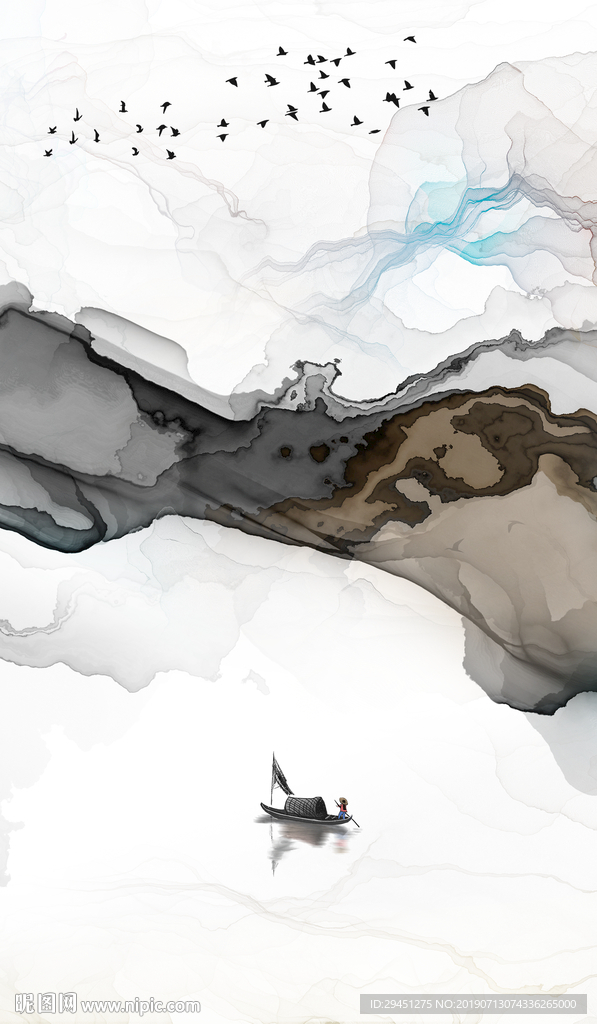 意境精美肌理线条 TIF分层