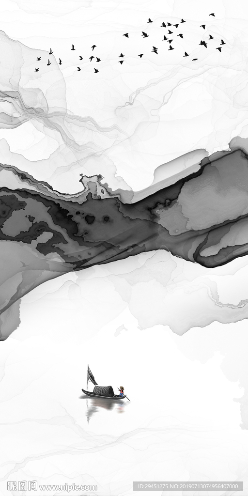 精美意境线条肌理 TIF分层