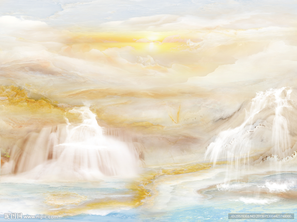 大理石纹奢华纹理 TIF合层