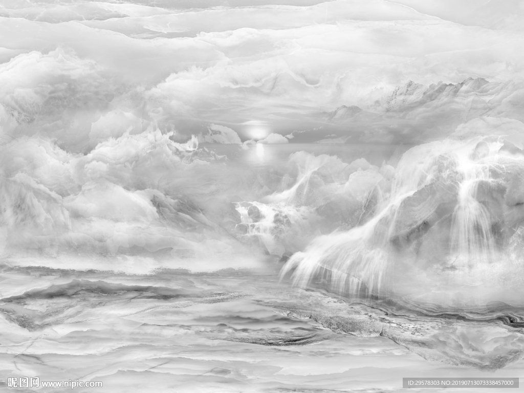 大气玉石大理石纹 TIF合层