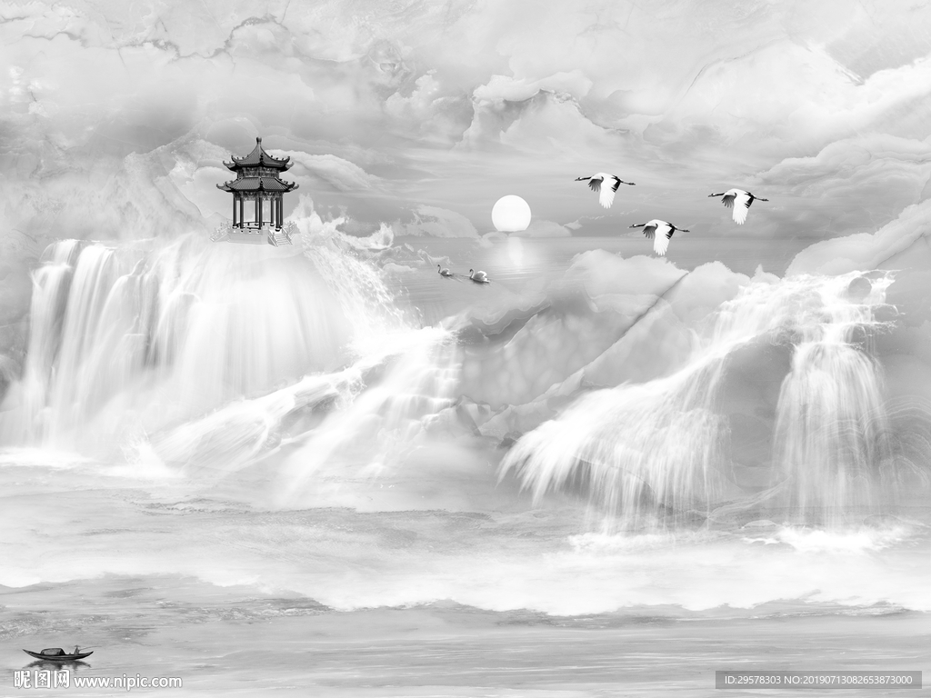 高档 灰色大理石纹 TIF合层