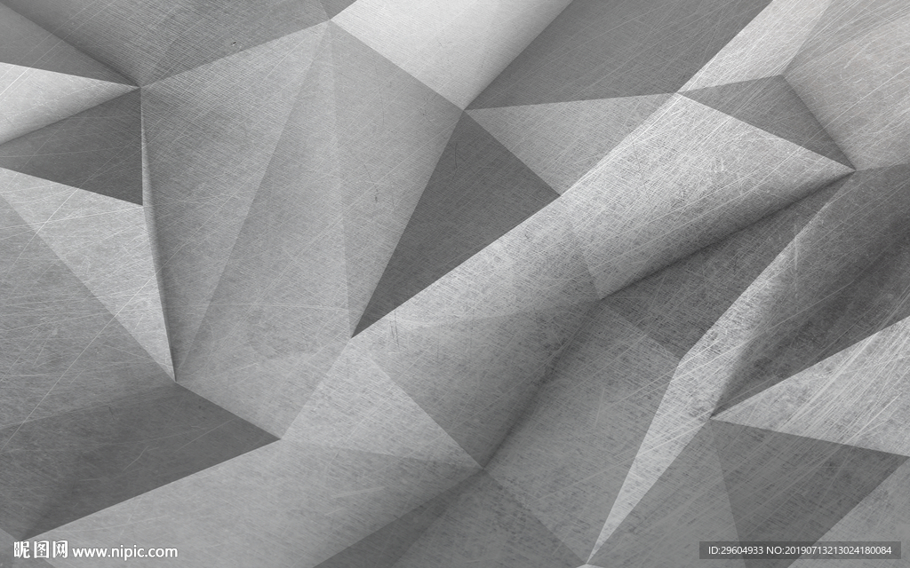 灰色几何背景墙 TIF分层