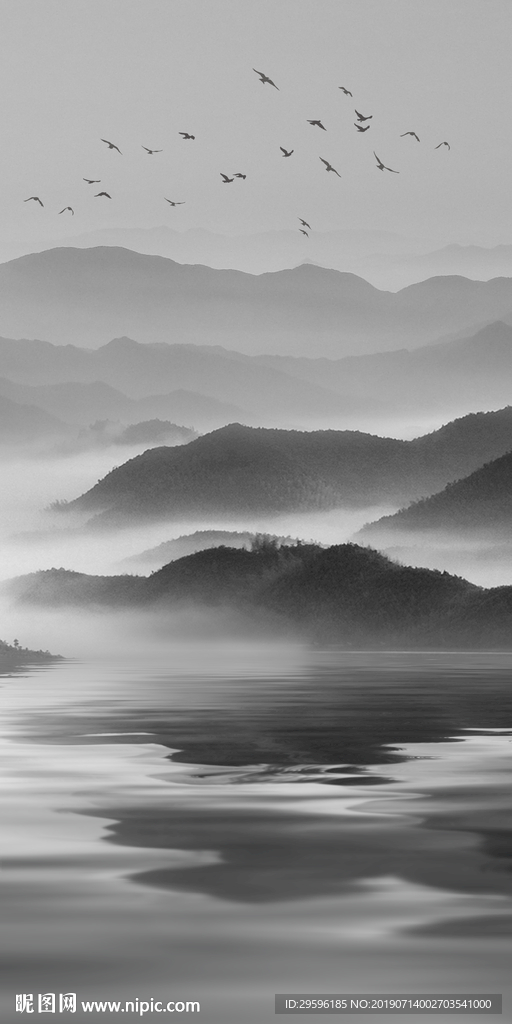 大气精品山水画 TIF合层