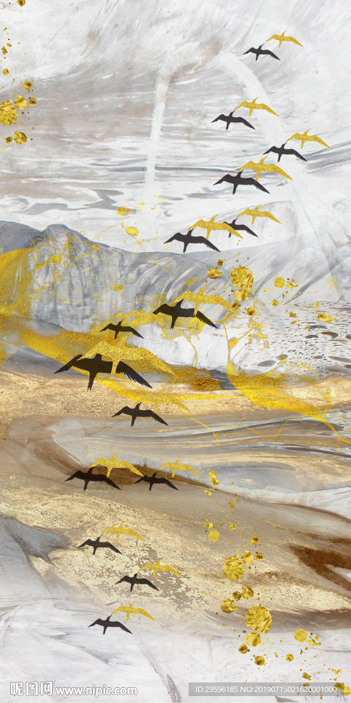 简约玄关高清画 TIF分层