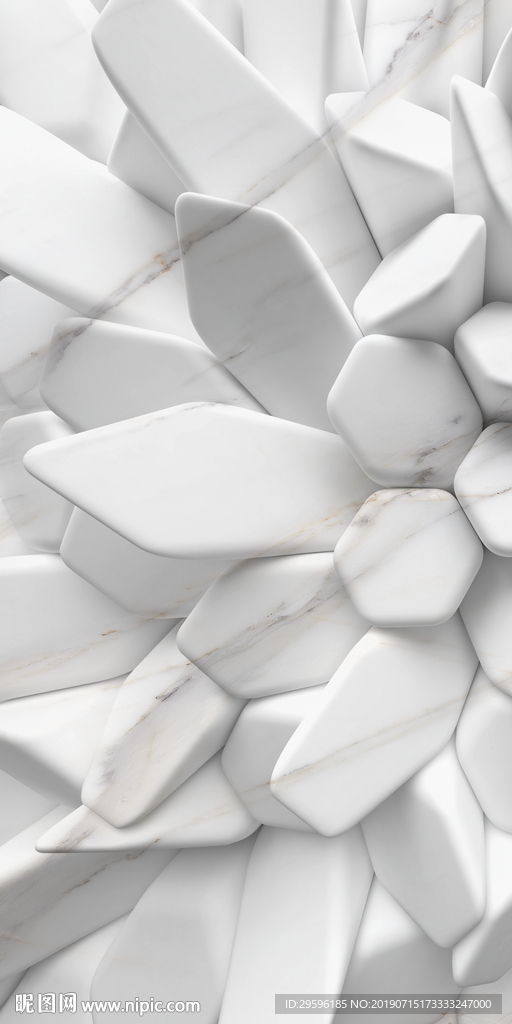 立体几何爵士白 TIF合层