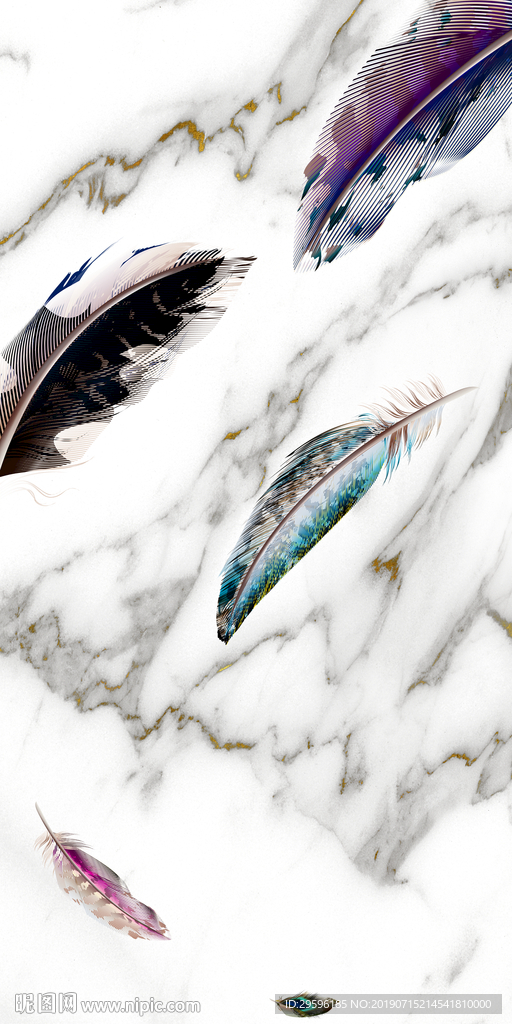 欧式羽毛极品玄关 TIF分层