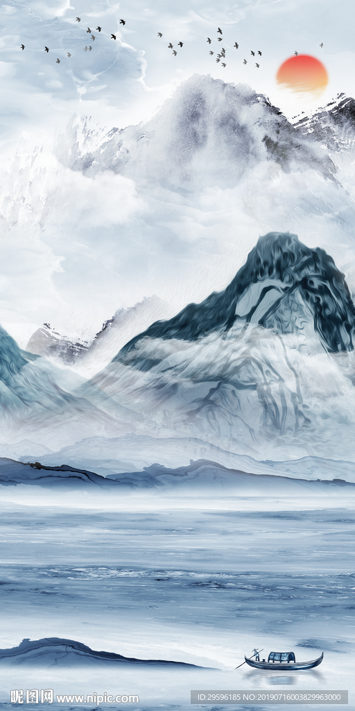 高档新款新玄关画 TIF分层