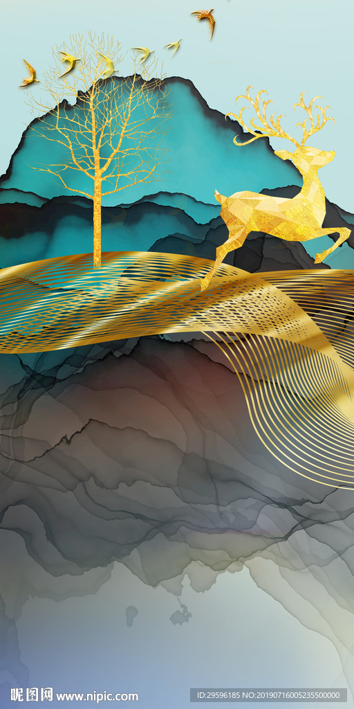 线条新款极品玄关 TIF分层