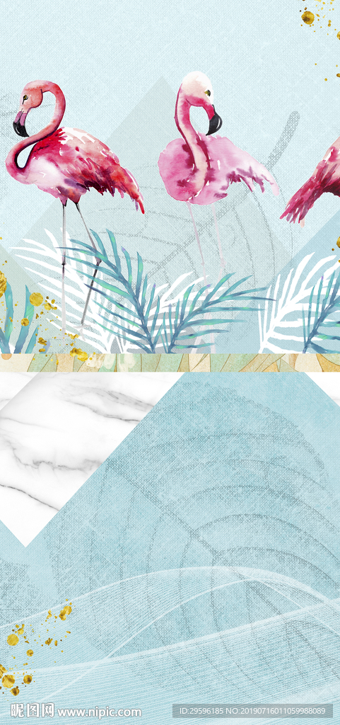 北欧创意新玄关画 TIF分层