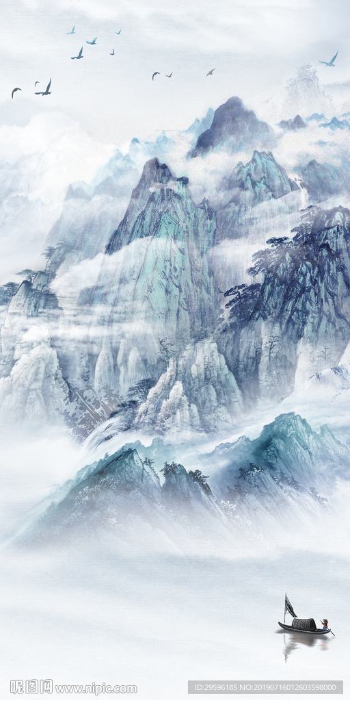 高清创意新玄关画 TIF分层