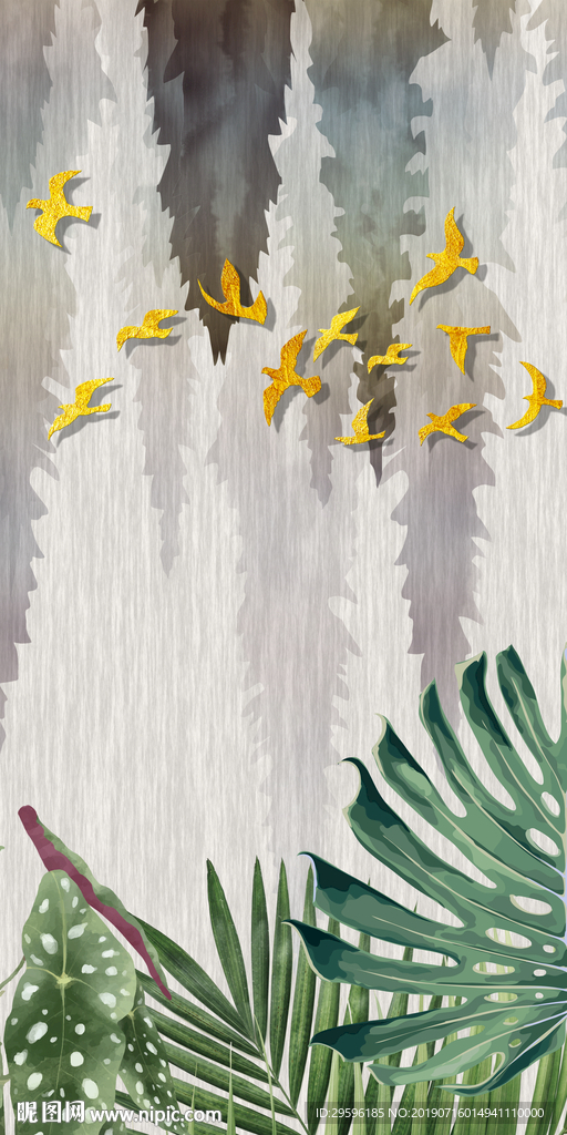 现代 创意新玄关画 TIF分层