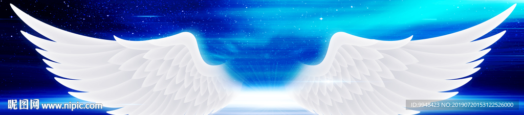 翅膀背景板
