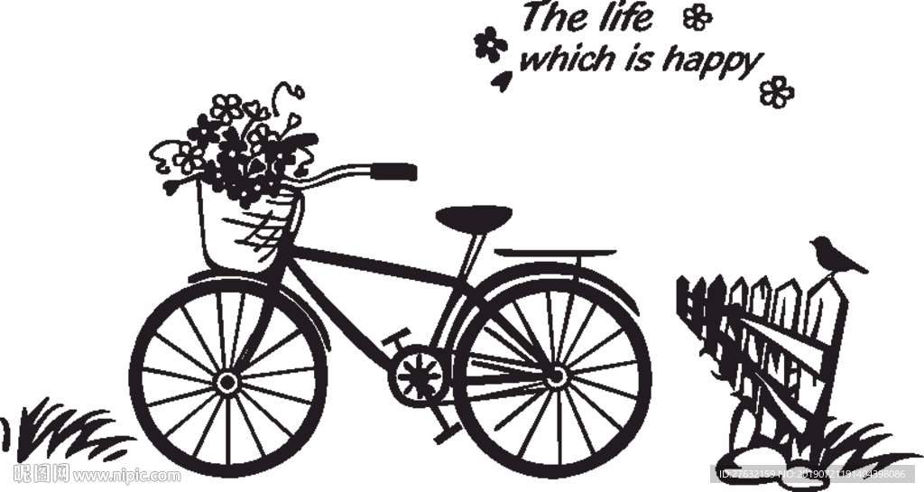 骑车去旅行郊外矢量硅藻泥