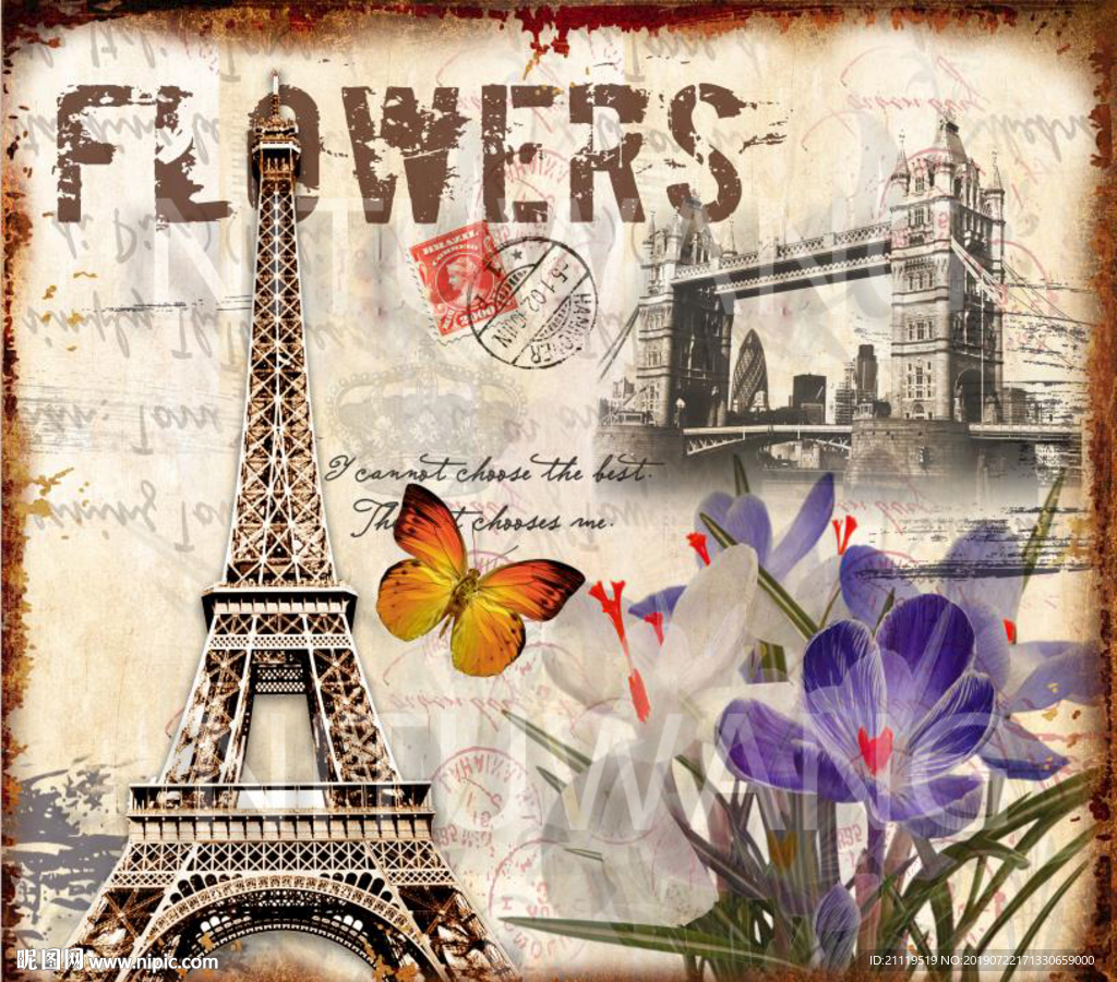 欧美复古风格高清分层下载