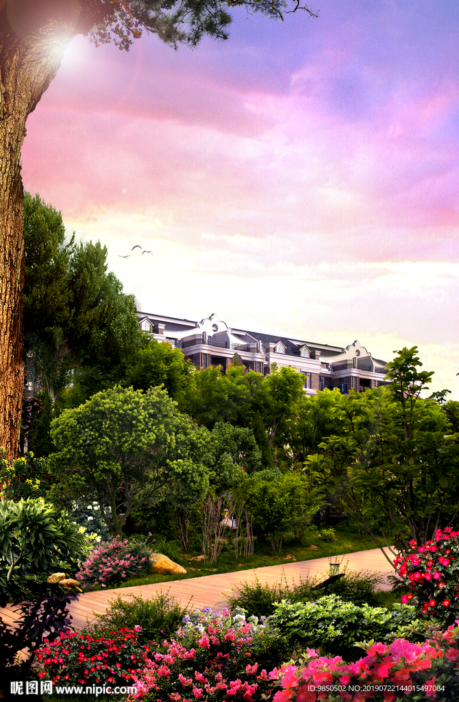 地产园林效果图