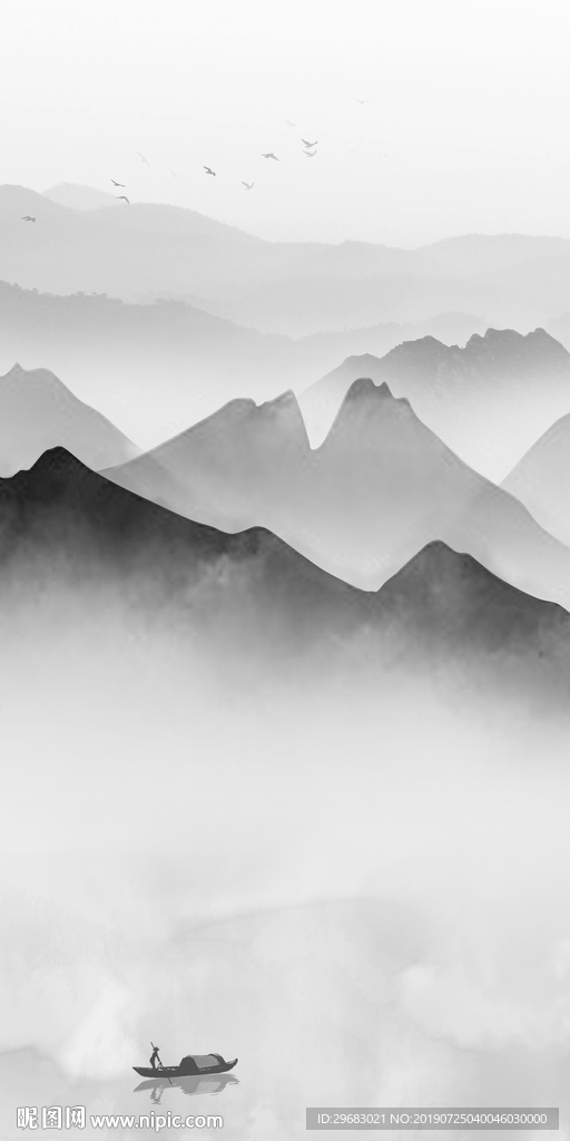 高档装饰玄关画 TIF分层