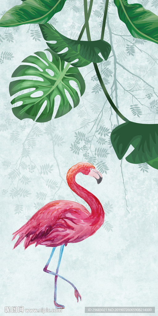 高级装饰玄关画 TIF分层图