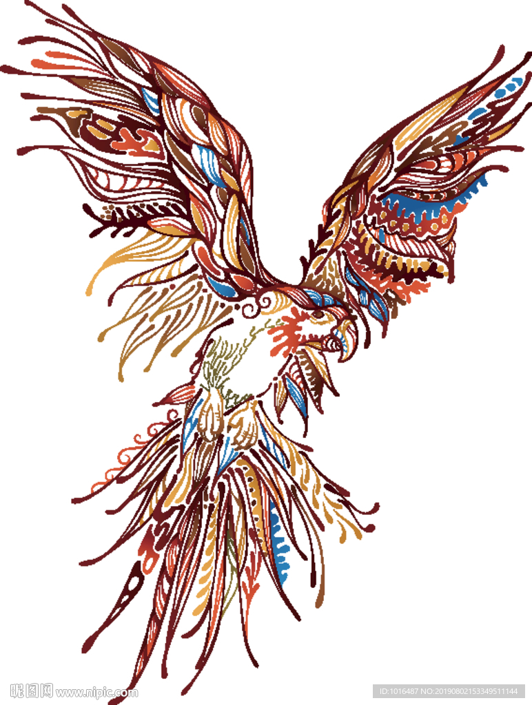 地产 广告 时尚 线条 老鹰