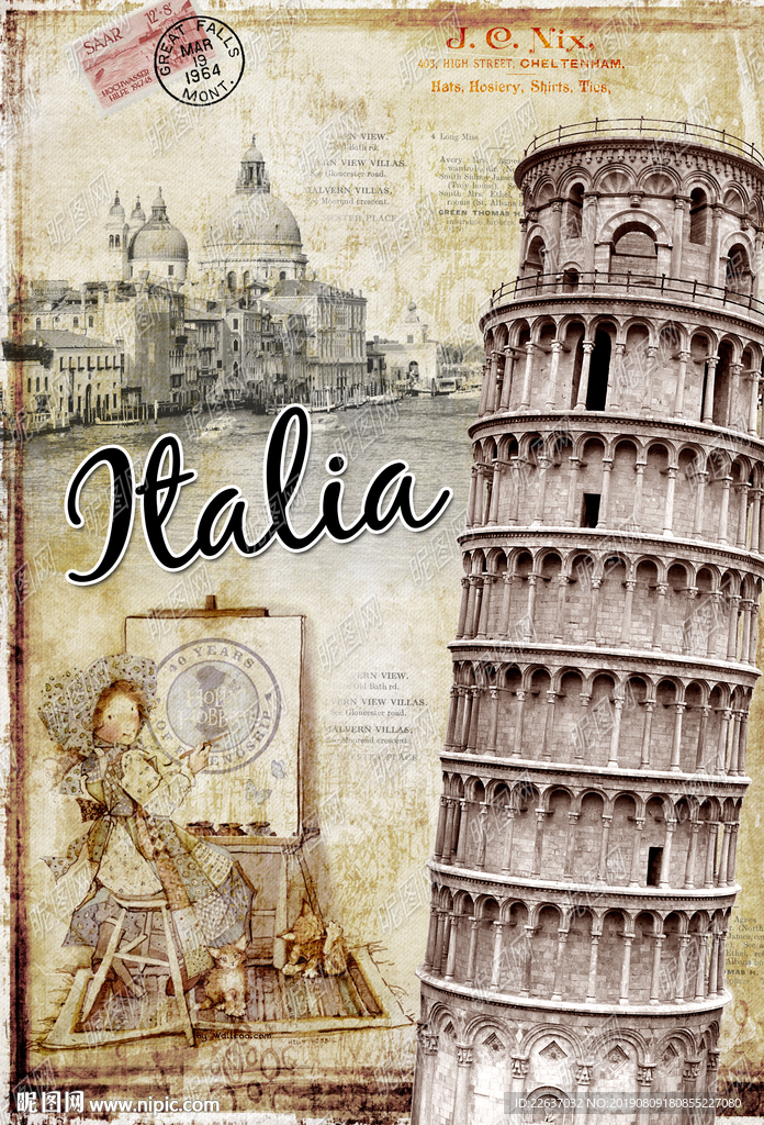 欧美风格装饰画