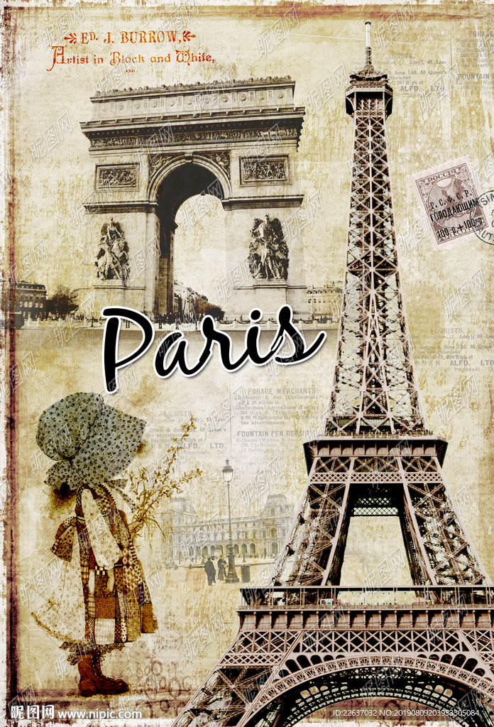 欧美风格装饰画