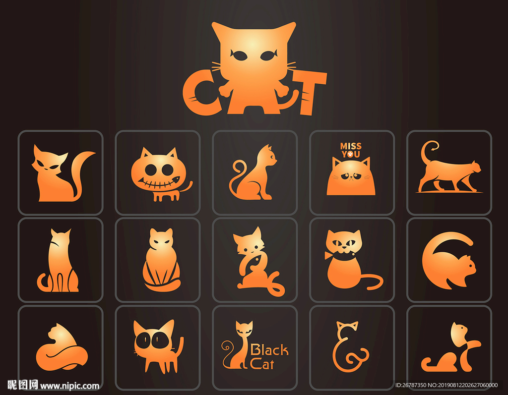 矢量猫创意设计