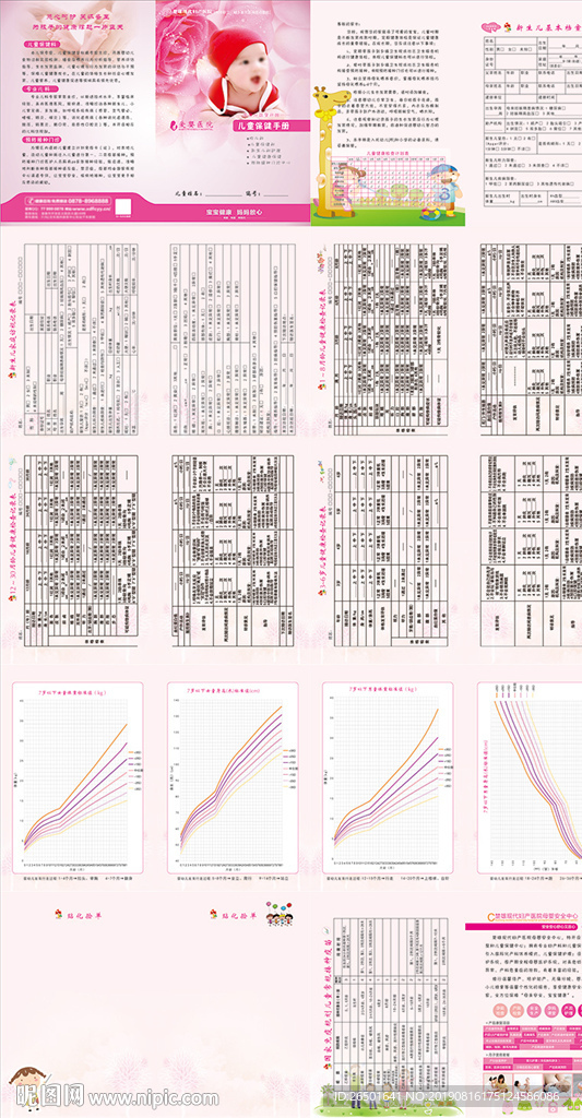 新生儿病历本 儿童体检本