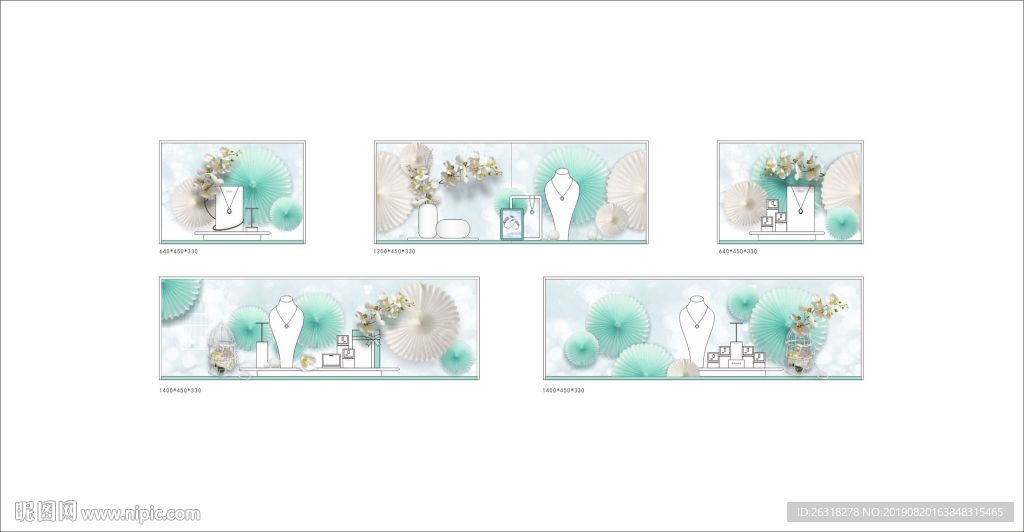 珠宝道具橱窗设计