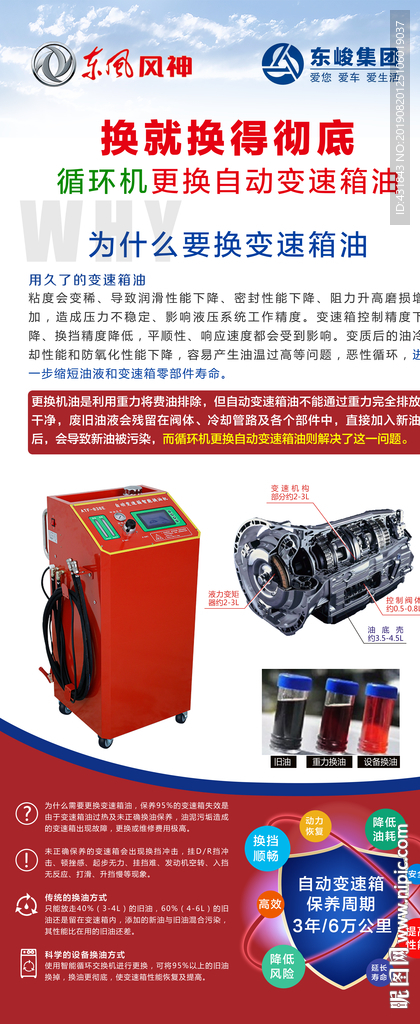 变速箱油展架海报