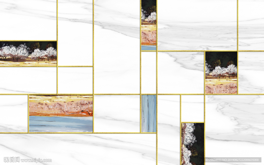 爵士白 TIF分层石材 大理石