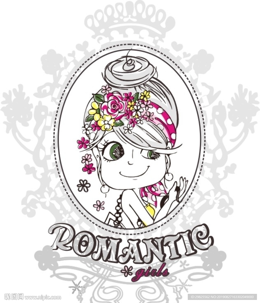 童装图案设计手稿 外贸童装