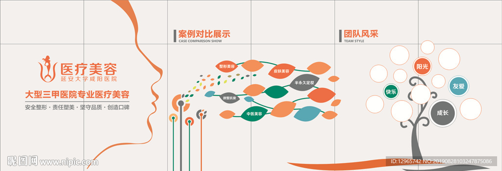 医疗美容文化墙