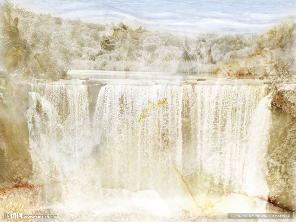 大理石纹  旭日东升  黄色石