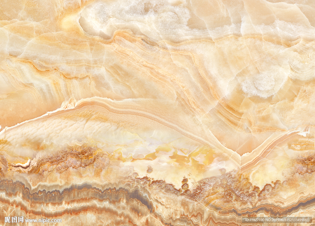 大理石纹  旭日东升  黄色石