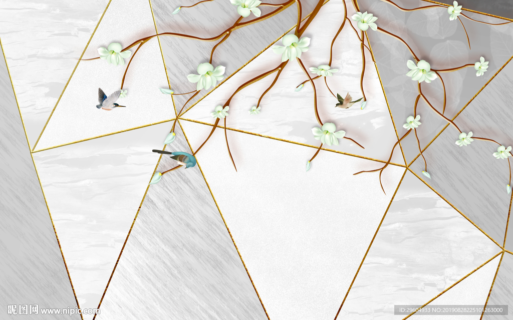 精品装饰画 背景TIF分层 欧