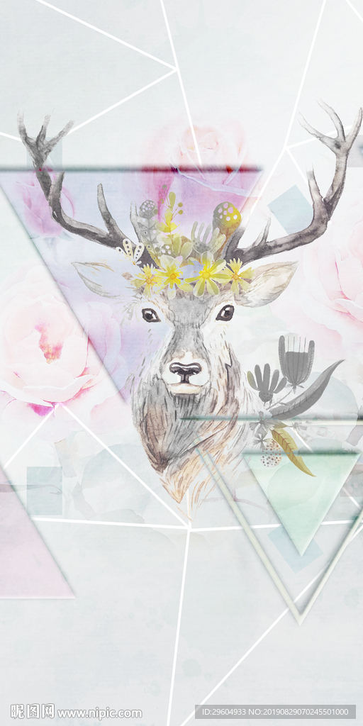 高档新玄关精品画 TIF分层