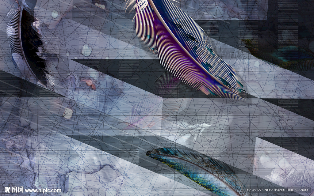 大厅北欧装饰画 TIF分层