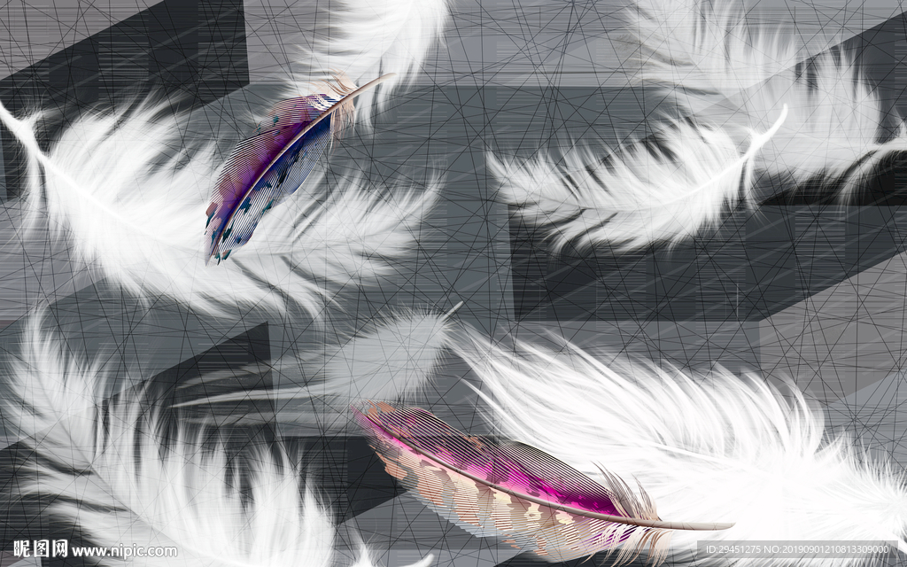 新款北欧装饰画 TIF分层