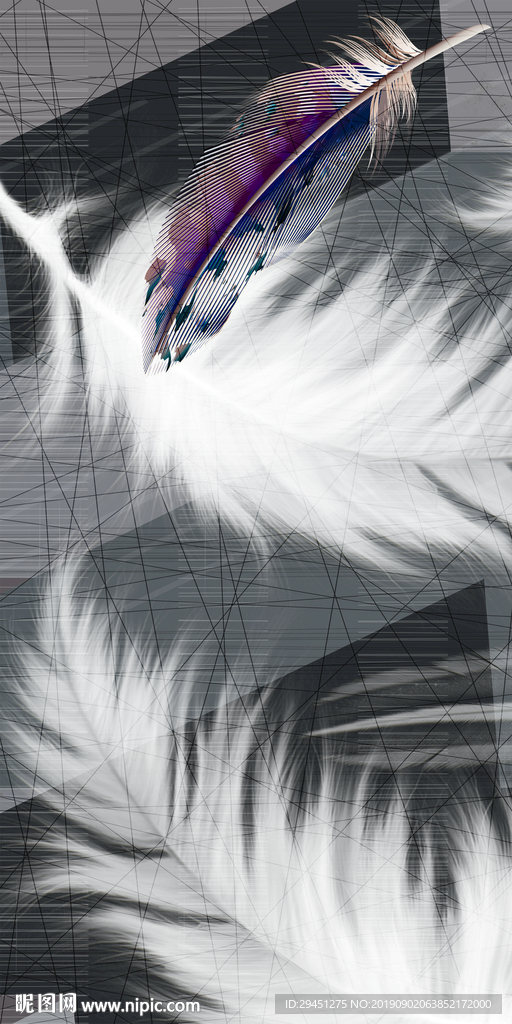 简约北欧装饰画 TIF分层